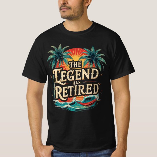 Camiseta The Legend Has Retired Graphic (Anverso)