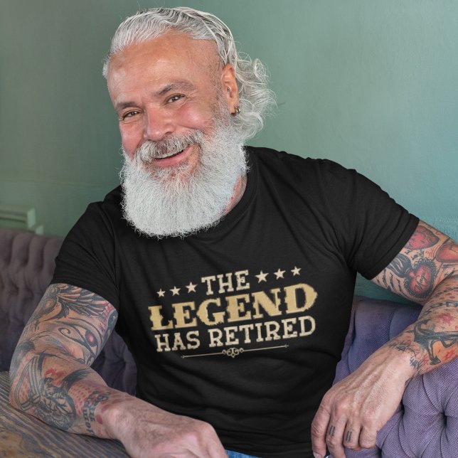 Camiseta The Legend Has Retired, Retiree's Gift (Subido por el creador)