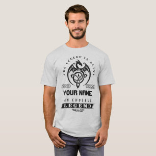 Camiseta The legend is alive, an andless legend shirt