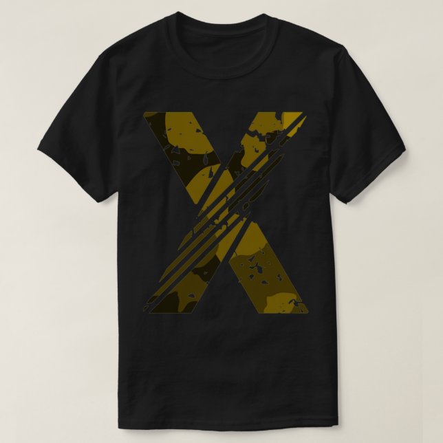 Camiseta The Letter X (Diseño del anverso)