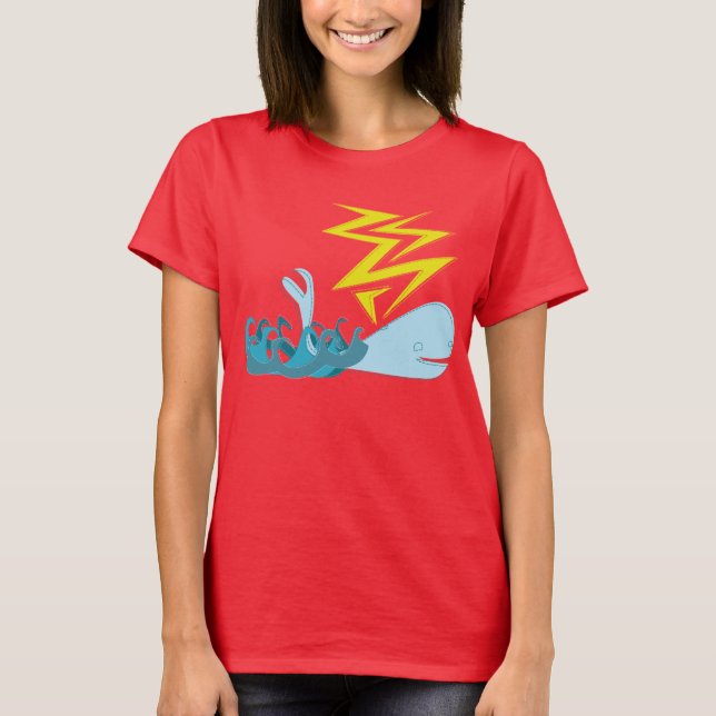 Camiseta the lightning whale (Anverso)