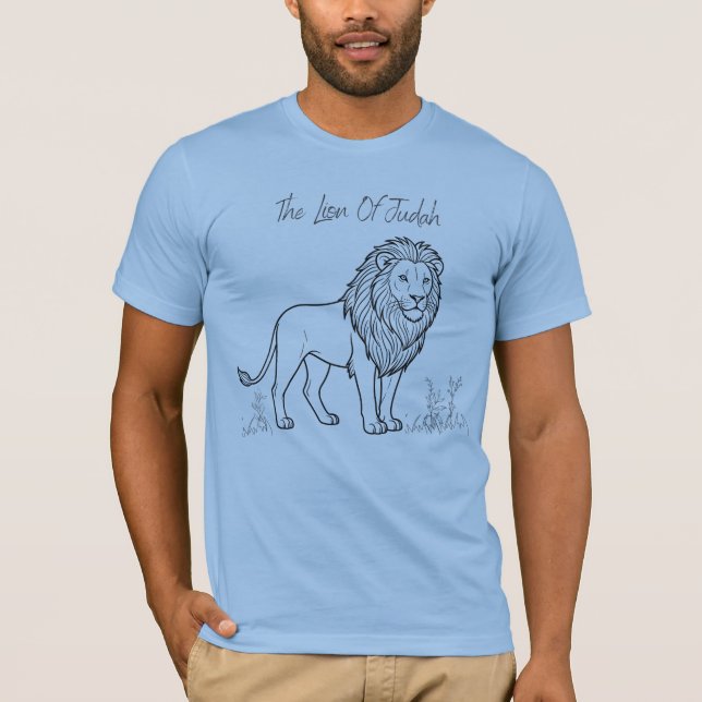 Camiseta The Lion of Judah Christian Tri-Blend Shirt (Anverso)