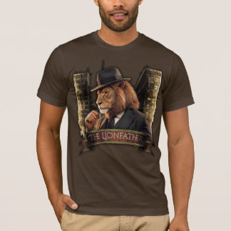 Camiseta The Lionfather – Mafia Style Lion in Suit
