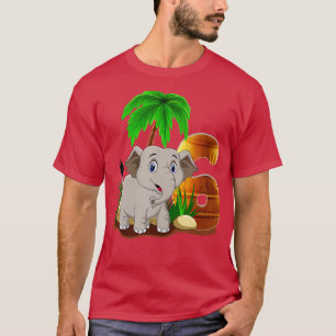 Camiseta The Little Elephant Birthday  6 Year Old 6th Birth