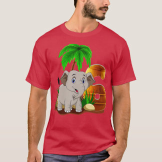 Camiseta The Little Elephant Birthday 6 Year Old 6th Birth