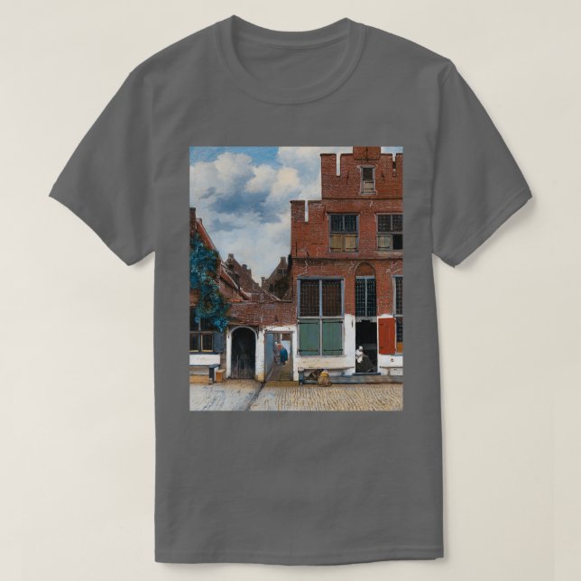 Camiseta The Little Street Johannes Vermeer 2 (Diseño del anverso)