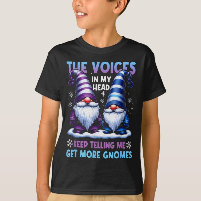 Camiseta The Little Voices In My Head Keep Telling Me Get M (Anverso)