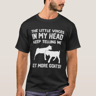 Camiseta the little voices in my head keep telling me get m
