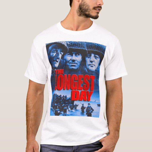 Camiseta The Longest Day movie cover art  (Anverso)