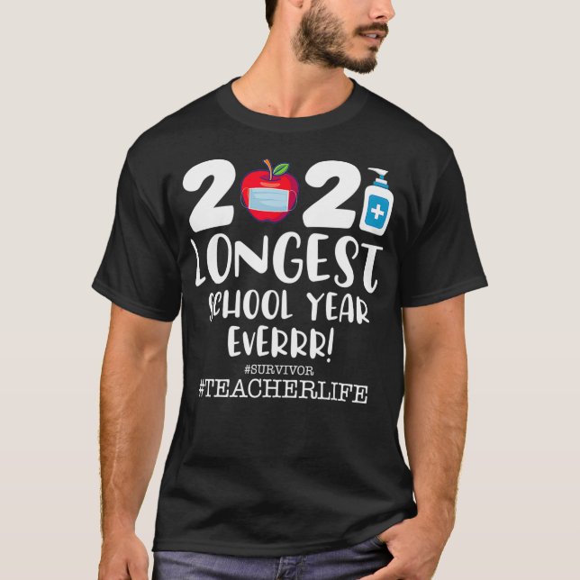 Camiseta The Longest School Year Ever 2021  (Anverso)