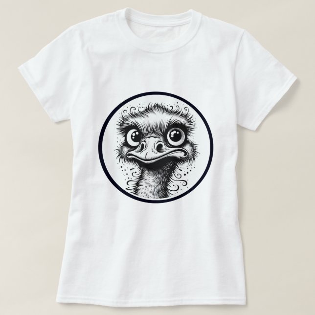 Camiseta  "The Look" Emu Tee (Diseño del anverso)