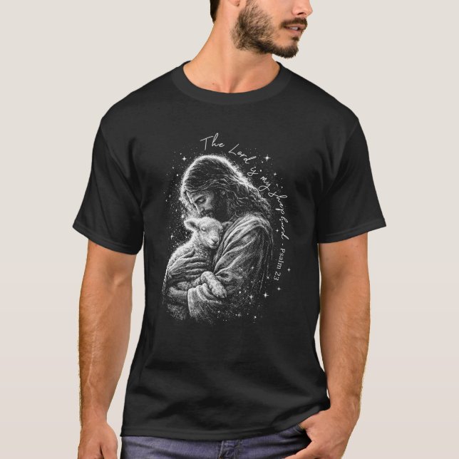 Camiseta The Lord is my Shepard. Psalm 23. (Anverso)