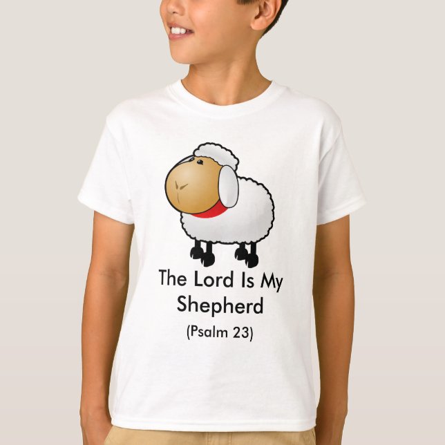 Camiseta The lord Is My Shepherd (salmo 23) (Anverso)