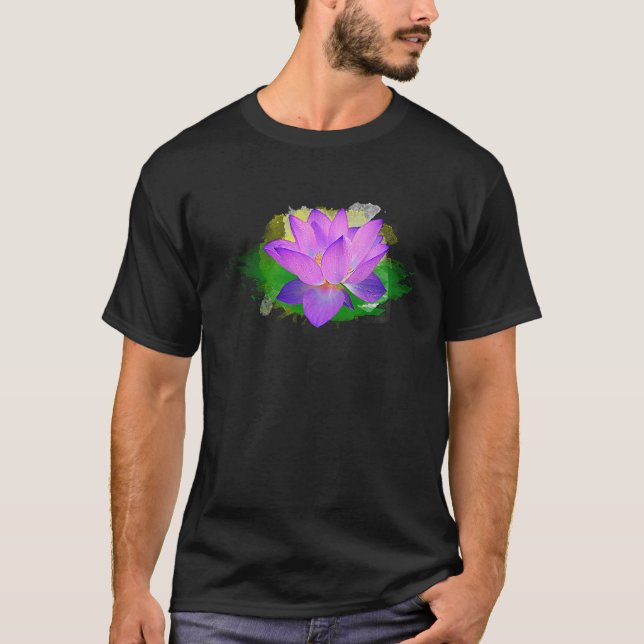 Camiseta The Lotus Of Life Spiritual Yoga NAMASTE APPAREL (Anverso)
