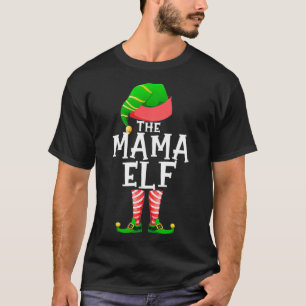 Camiseta The MAMA Elf Matching Family Group Christmas Party