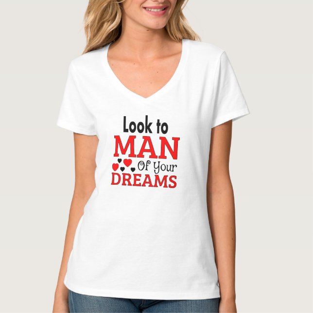 Camiseta the man of your dreams (Anverso)