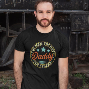 Camiseta The man the myth the father's day of the legend