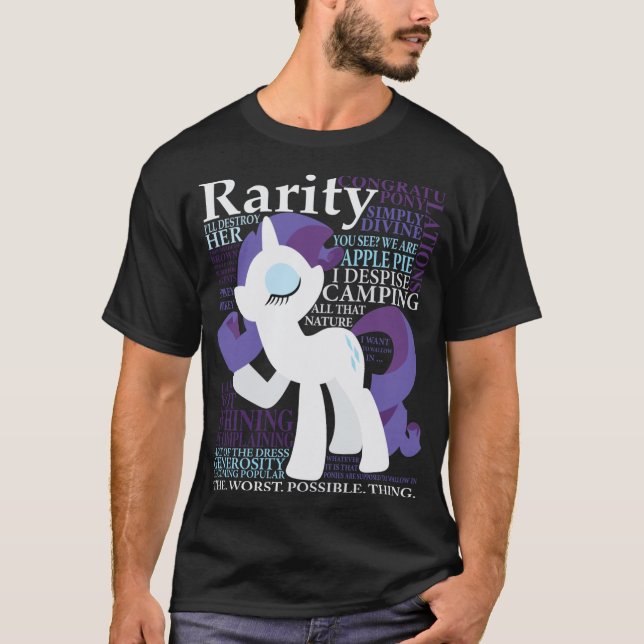 Camiseta The Many Words of Rarity girl (Anverso)