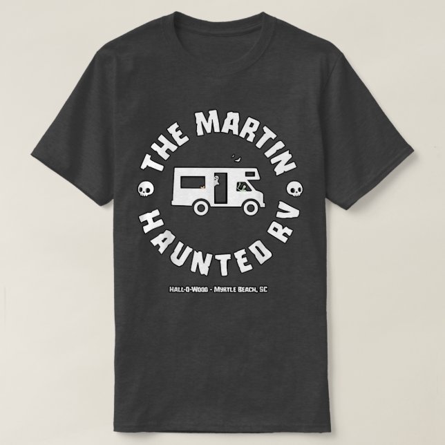 CAMISETA THE MARTINS HAUNTED RV  (Diseño del anverso)