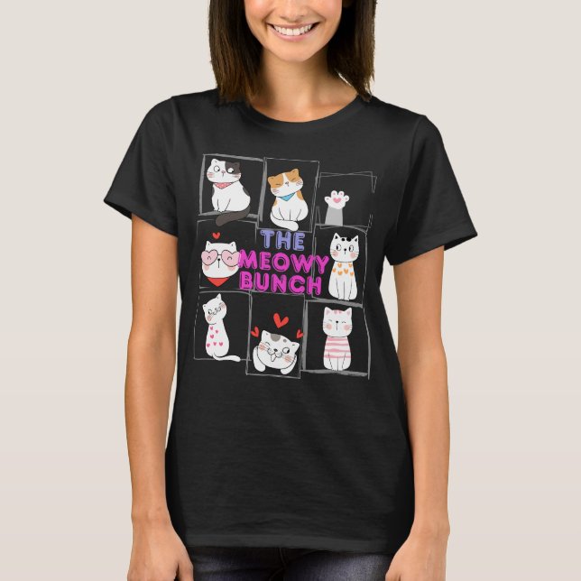Camiseta The Meowy Bunch TMB01 (Anverso)