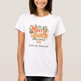 Camiseta The Merry Bunch – Retro Family Christmas Shirt