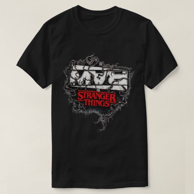 Camiseta The Miz Stranger Things Crossover T-Shirt (Diseño del anverso)