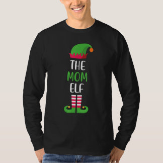 Camiseta The Mom Elf Christmas Family Matching Group