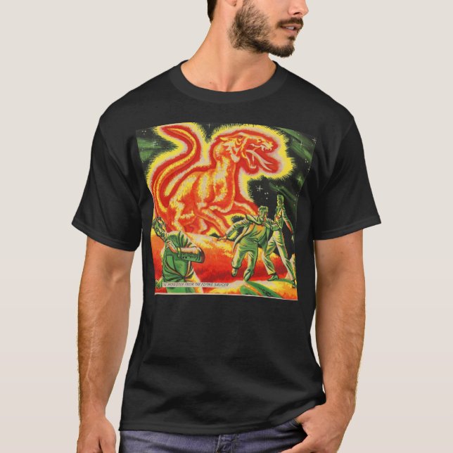 Camiseta The Monster From the Flying Saucer print (Anverso)