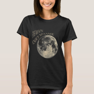 Camiseta The Moon Knows My Name — Vintage Celestial Art