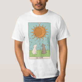 Camiseta The Moon tarot card modern Major Arcana