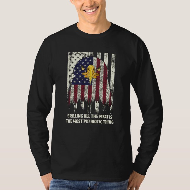 Camiseta The Most Patriotic Thing 4th of July Party Fourth  (Anverso)