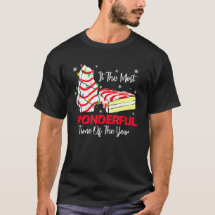 Camiseta The Most Wonderful Christmas Snack Cake Time Of Th