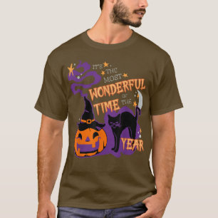 Camiseta The Most Wonderful Time Of The Year Black Cat Hall
