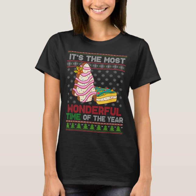 Camiseta The Most Wonderful Time Of The Year Christmas Tree (Anverso)