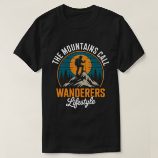 Camiseta The Mountains Call Vintage Outdoor Adventure Tee