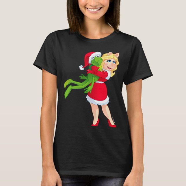 Camiseta The Muppets Kermit Miss Ggy Christmas  (Anverso)