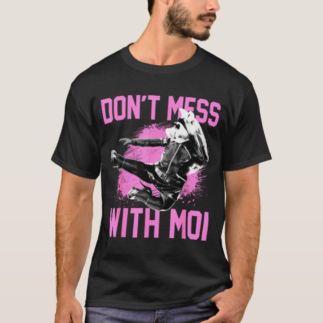 Camiseta The Muppets Miss Ggy Don't Mess With Moi Small  (Anverso)