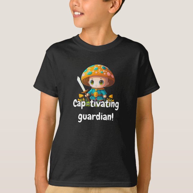 Camiseta The Mushroom Guardian Diversión Guay Único Mejor N (Anverso)