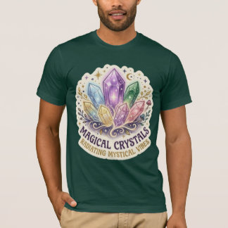 Camiseta The Mystic Prism | Enchanted Crystal Cluster Graph