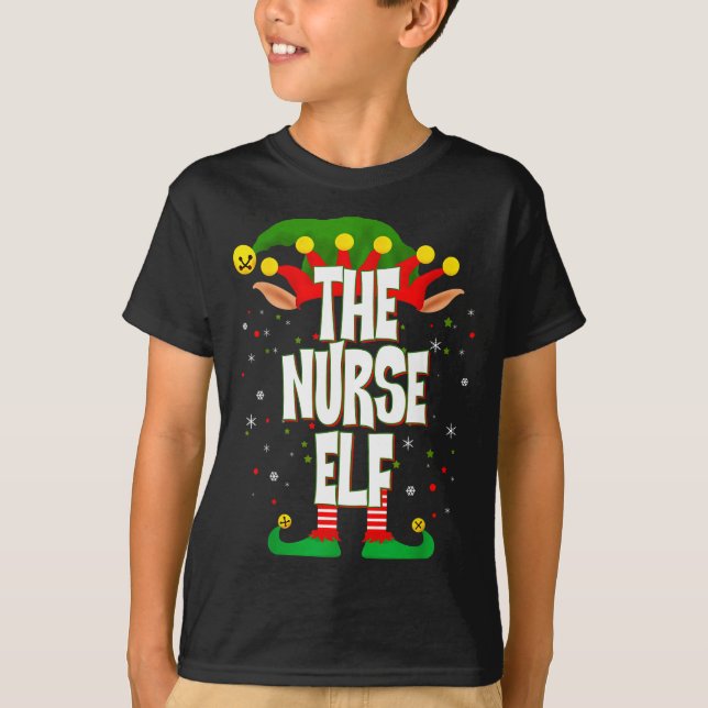 Camiseta The Nurse Elf Christmas  (Anverso)