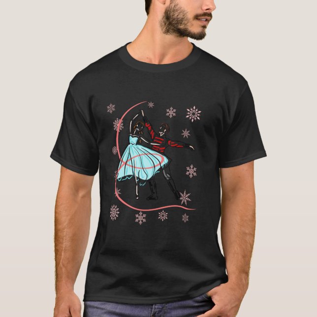 Camiseta The Nutcracker Ballet Clara Dancing with Nutcracke (Anverso)