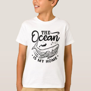 Camiseta The Ocean Is My Home Apnoe Freediver Freediving