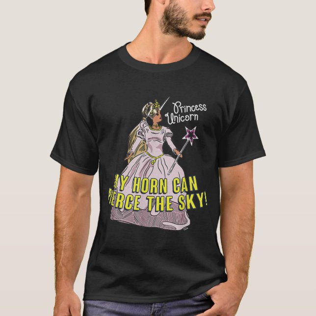 Camiseta The Office Princess Unicorn Funny boy (Anverso)