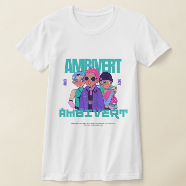 Camiseta The Origin of the Word “Ambivert” (Distribución)