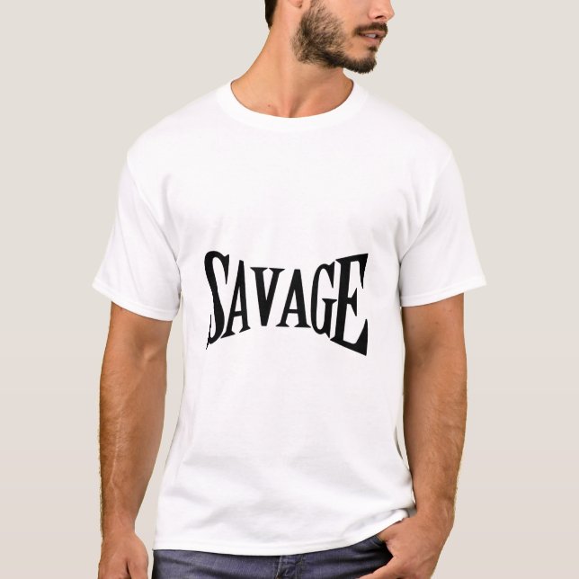 Camiseta The Original SAVAGE Distorted Wordmark (Anverso)