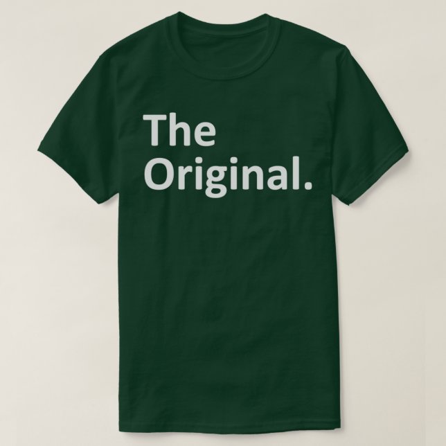 Camiseta The Original The Remix Matching Family  (Diseño del anverso)
