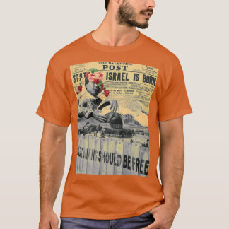 Camiseta The Palestine Post Sobredimensionado