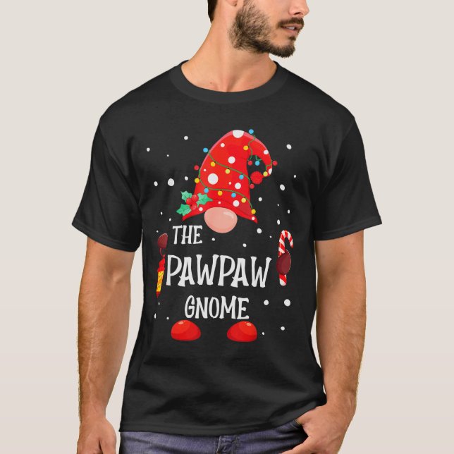 Camiseta The Pawpaw Gnome Matching Family Christmas Gnome P (Anverso)