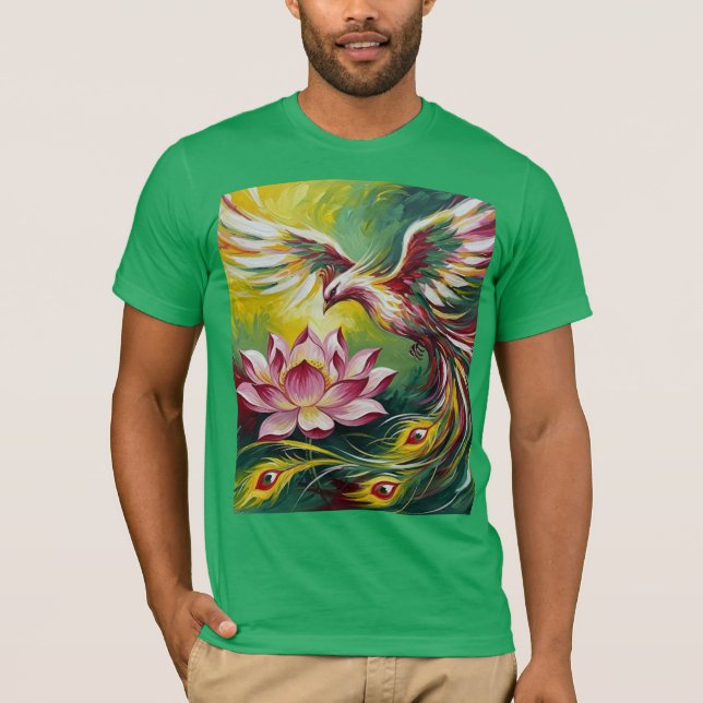 Camiseta The phoenix and the Sacred Lotus (Anverso)