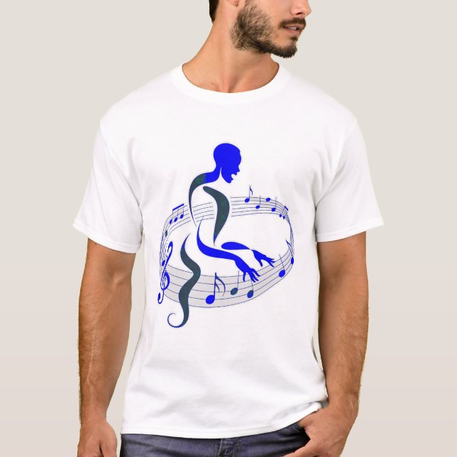 Camiseta The Piano Player - Design 1 (Anverso)